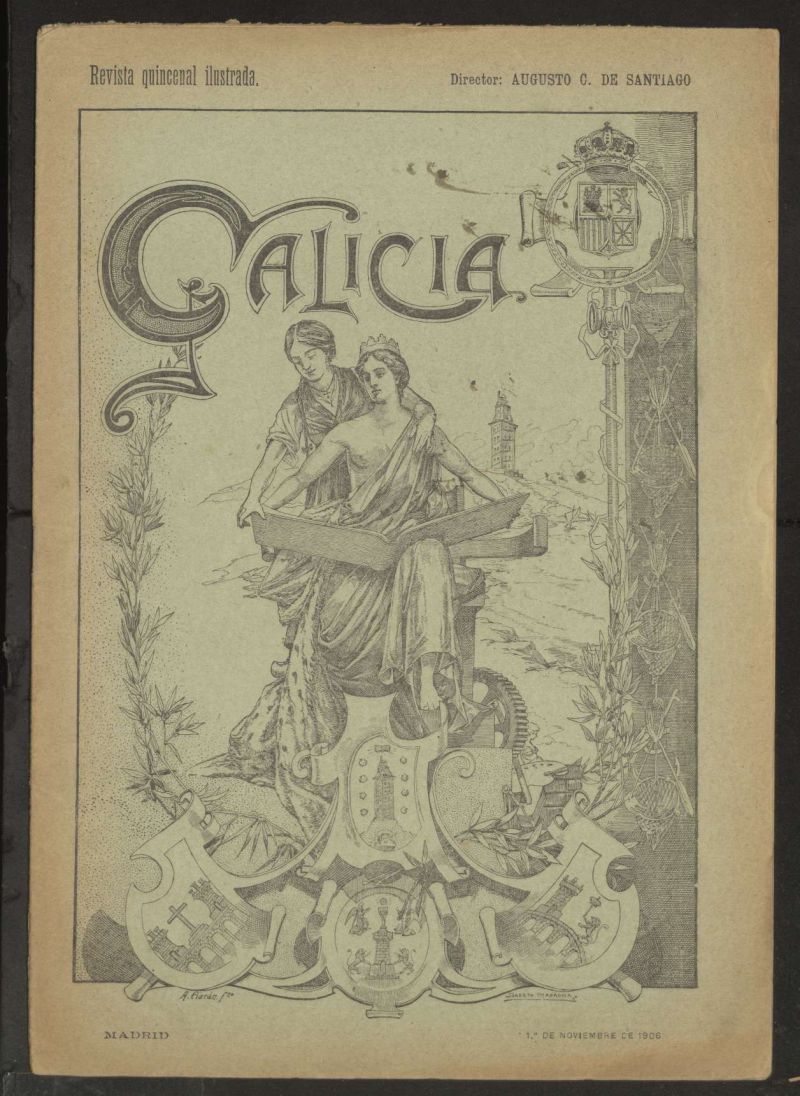 Galicia en Madrid: revista decenal ilustrada del 1 de noviembre de 1906