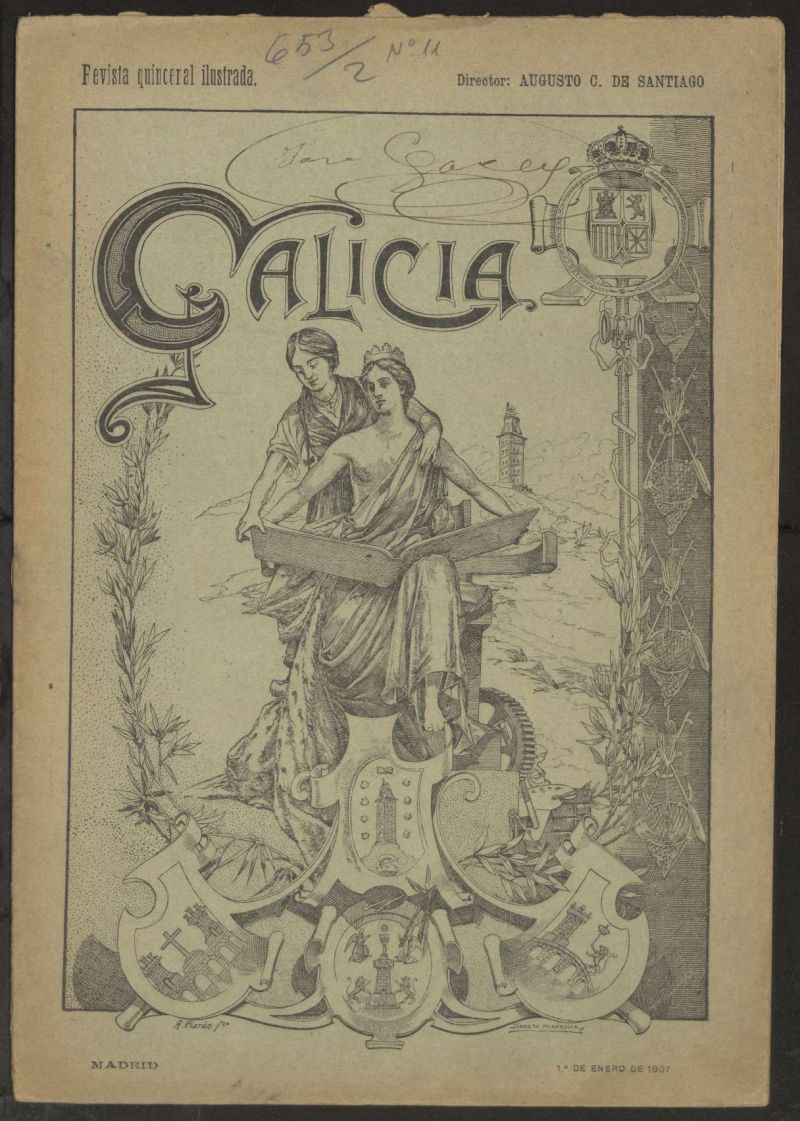 Galicia en Madrid: revista decenal ilustrada del 1 de enero de 1907