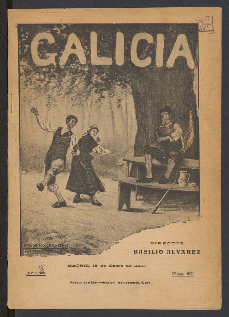 Galicia en Madrid: revista decenal ilustrada del 15 de enero de 1909