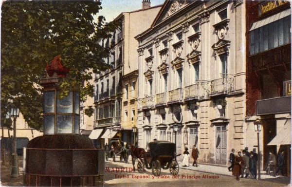 Teatro Espaol y Plaza del Principe Alfonso