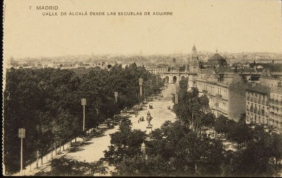 Calle de Alcal desde Escuelas Aguirre