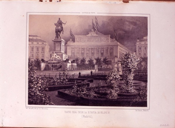 Teatro Real desde la estatua de Felipe IV