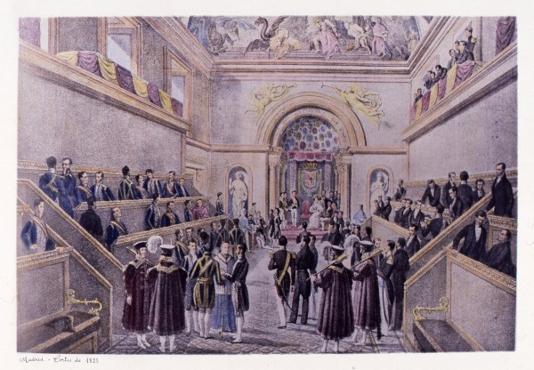 Madrid, Cortes de 1821