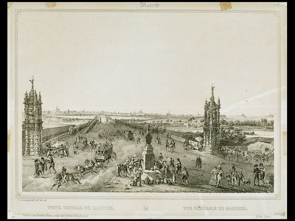 Vista general de Madrid desde el Puente de Toledo