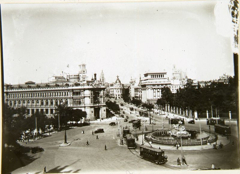 Vista de Madrid desde el Palacio de Comunicaciones