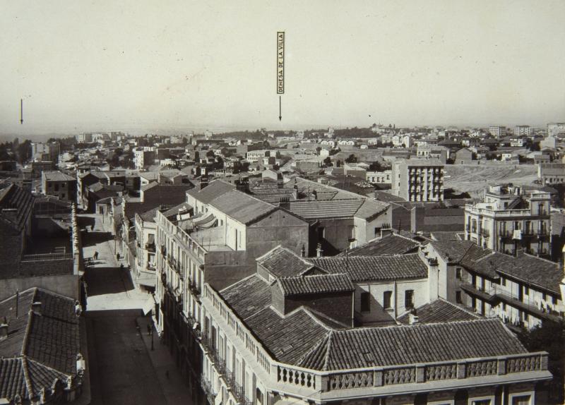 Vista panormica de Madrid con la Dehesa de la Villa al fondo