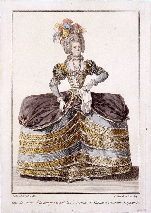 Traje de teatro. Retrato de Mara Ladvenant