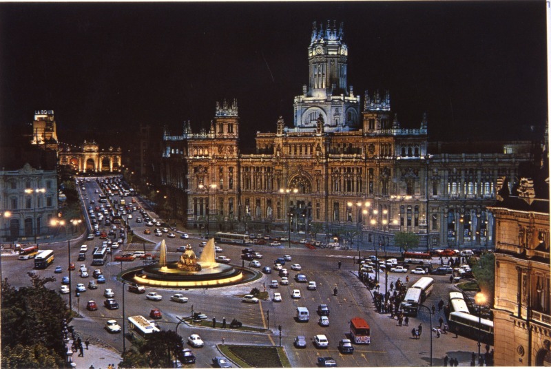 Plaza de la Cibeles y Calle de Alcal