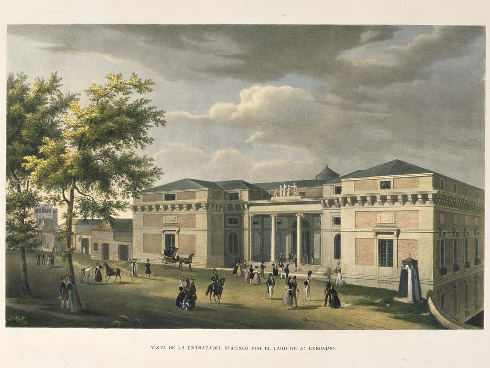 Museo del Prado. Fachada norte