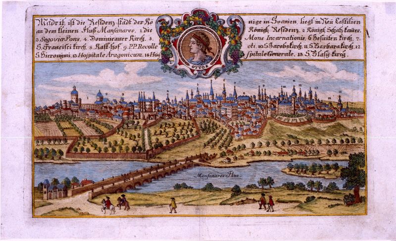 Madrit ist die Residenz Stadt der Knige in Spanien, liegt in Neu Castilien