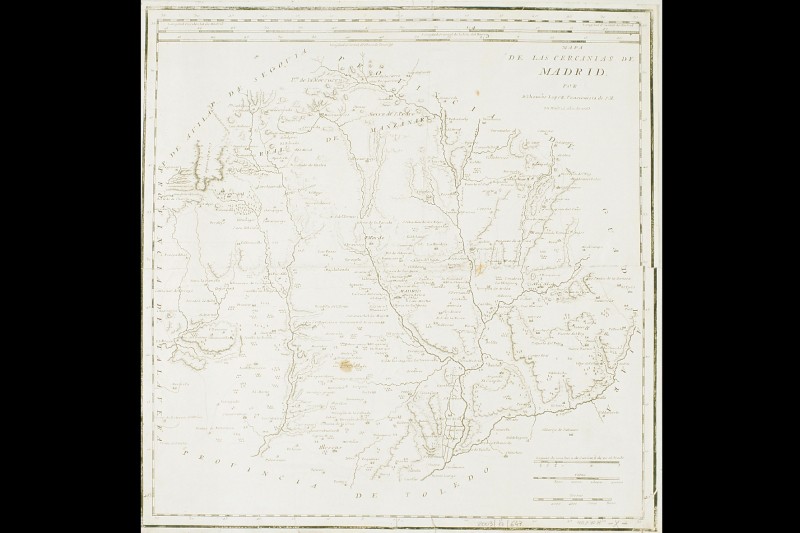Mapa de las cercanas de Madrid