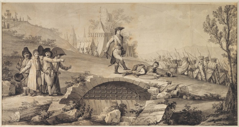 Stira de un episodio de la Guerra de la Independencia
