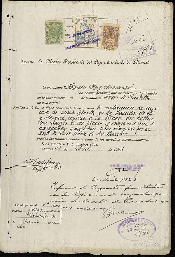 Memoria de proyecto de construccin de edificio propiedad de la Compaa Adritica de Seguros