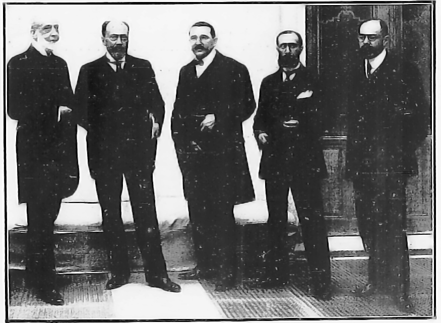 Protagonistas de la subasta de la Gran Va de diciembre de 1908