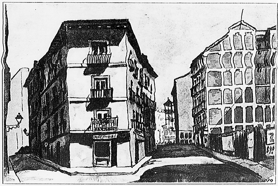 Las calles de Tudescos y de Jacometrezo