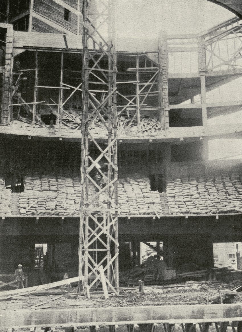 Vista interior del teatro del edificio Coliseum durante su construccin