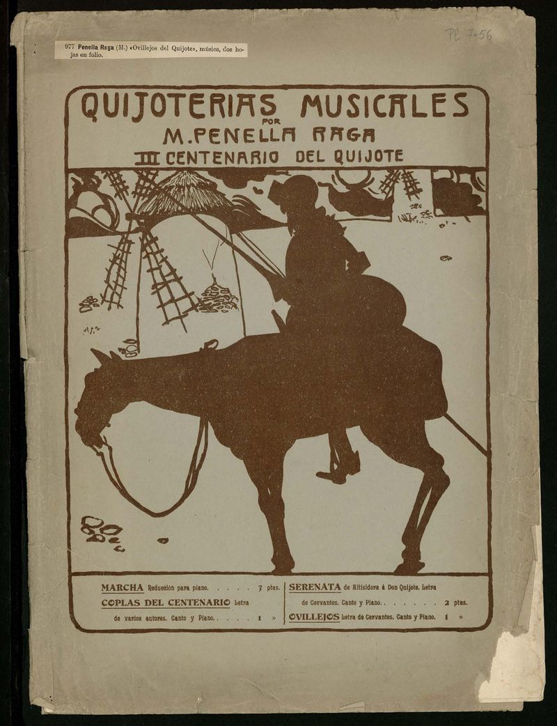 Quijoteras musicales. Ovillejos del Quijote
