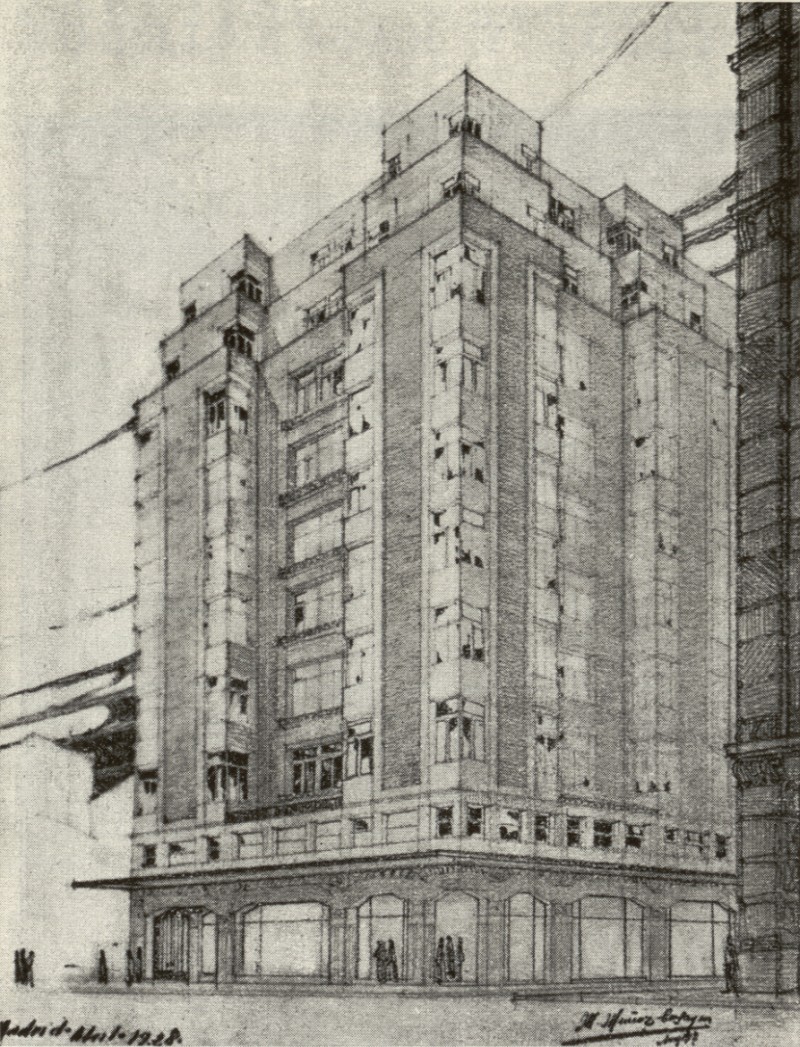 Primera perspectiva del hotel Nueva York