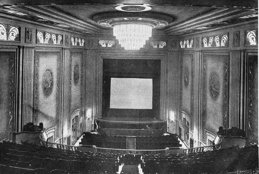 Sala de proyecciones del cine Callao