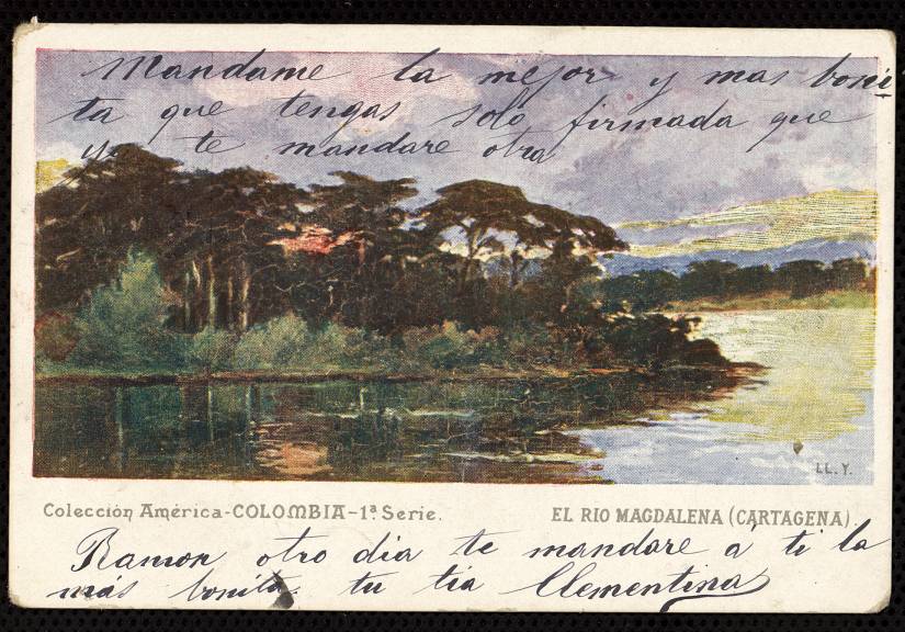 El río Magdalena, en Cartagena de Indias, Colombia