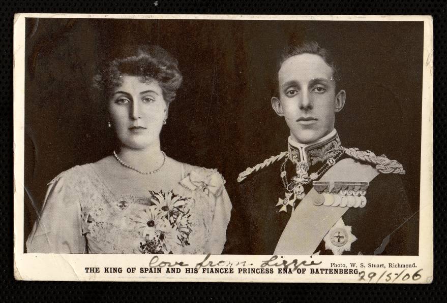 The King of Spain and his fiancee Princess Ena of Battenberg