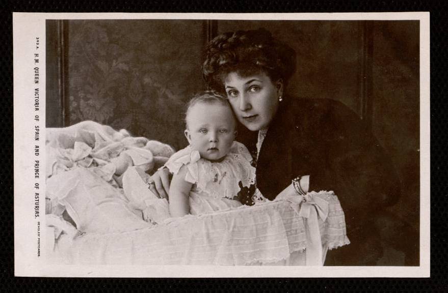 H. M. Queen Victoria of Spain and Prince of Asturias