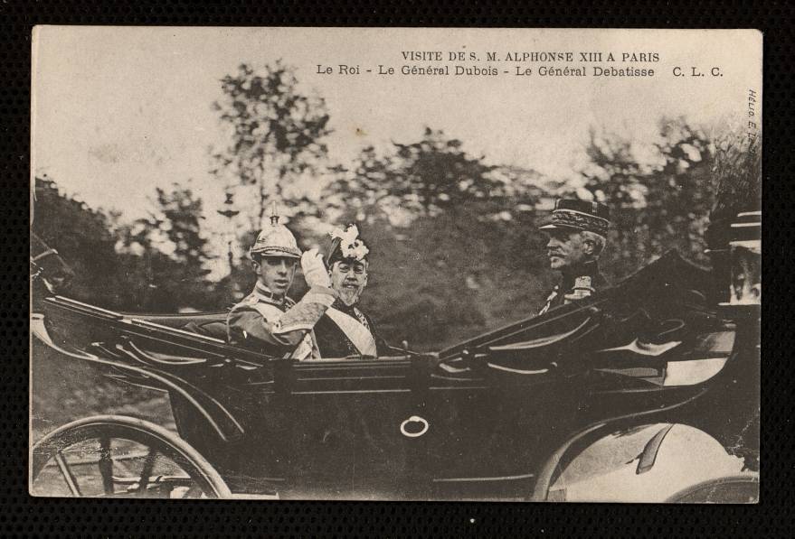 Visite de S. M. Alphonse XIII a Paris