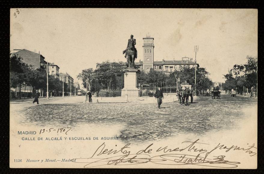 Calle de Alcal y Escuelas Aguirre