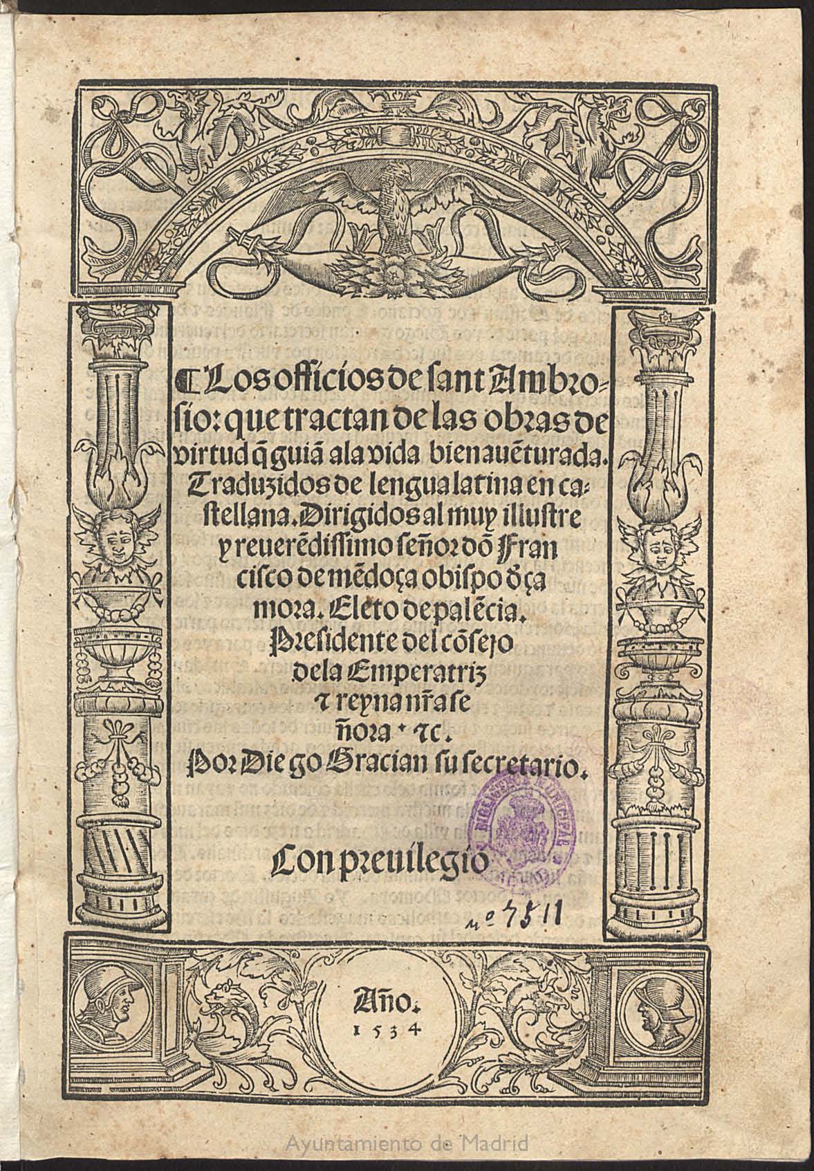 Los officios de sant Ambrosio
