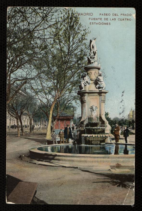 Paseo del Prado. Fuente de las Cuatro Estaciones
