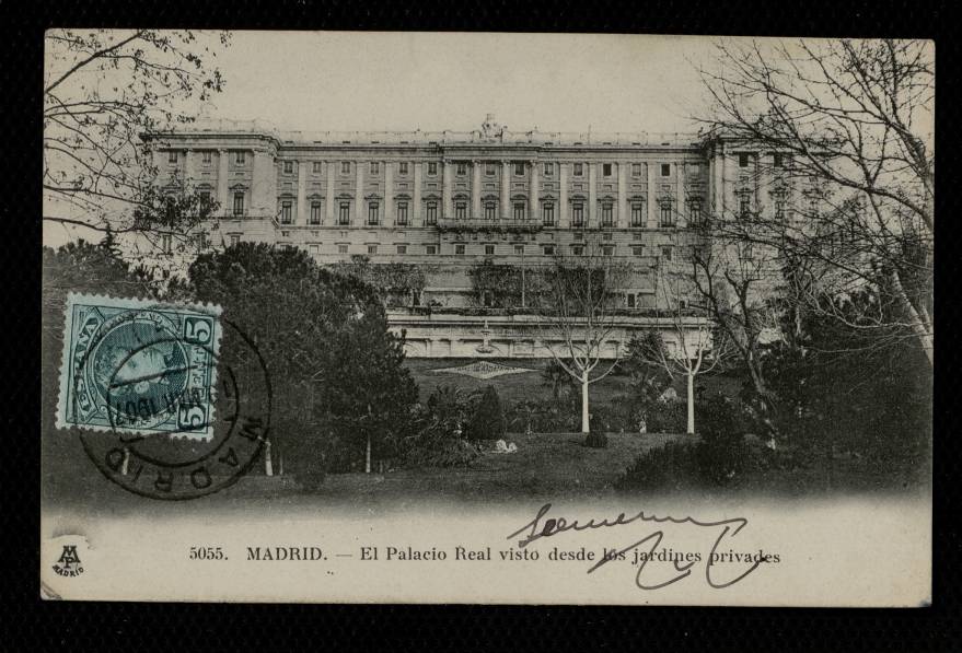 El Palacio Real visto desde los Jardines Privados