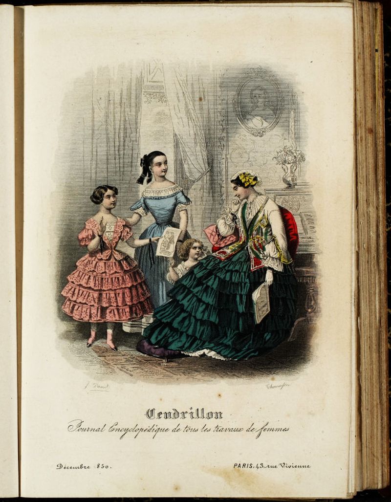 Cendrillon: journal encyclopdique de tous les travaux de femmes.Diciembre 1850