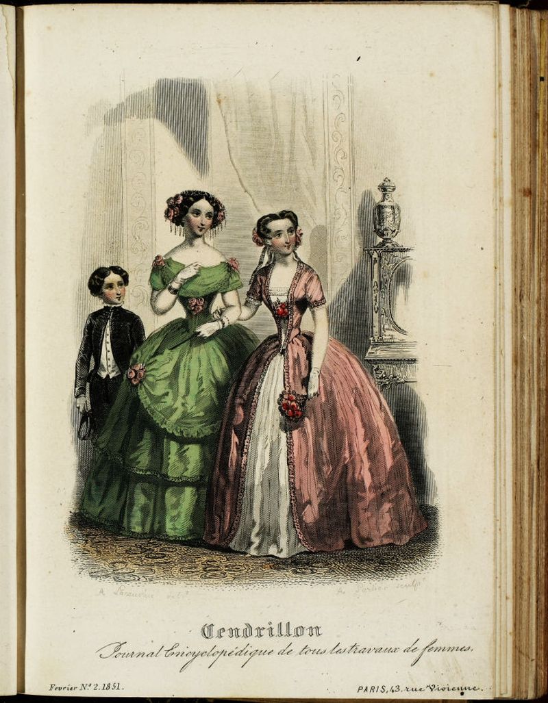 Cendrillon: journal encyclopdique de tous les travaux de femmes.Febrero 1851