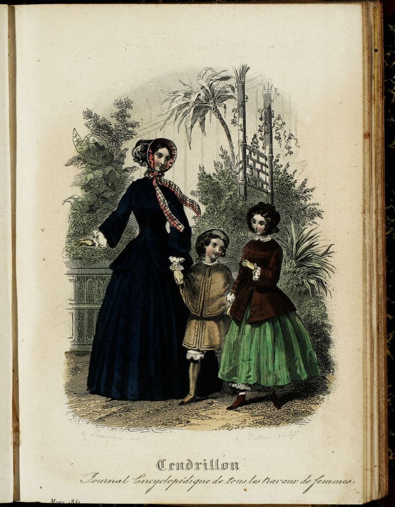 Cendrillon: journal encyclopdique de tous les travaux de femmes.Marzo 1851
