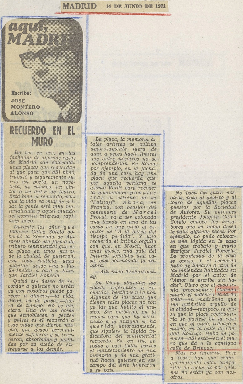 Recuerdo en el muro