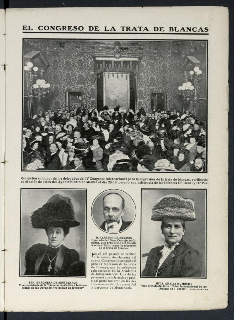 El Congreso de la trata de blancas