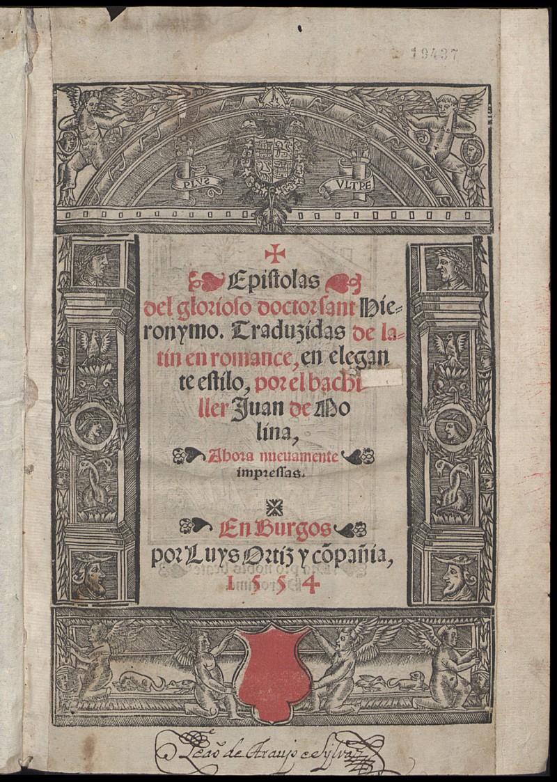 Epistolas del glorioso doctor sant Hieronimo