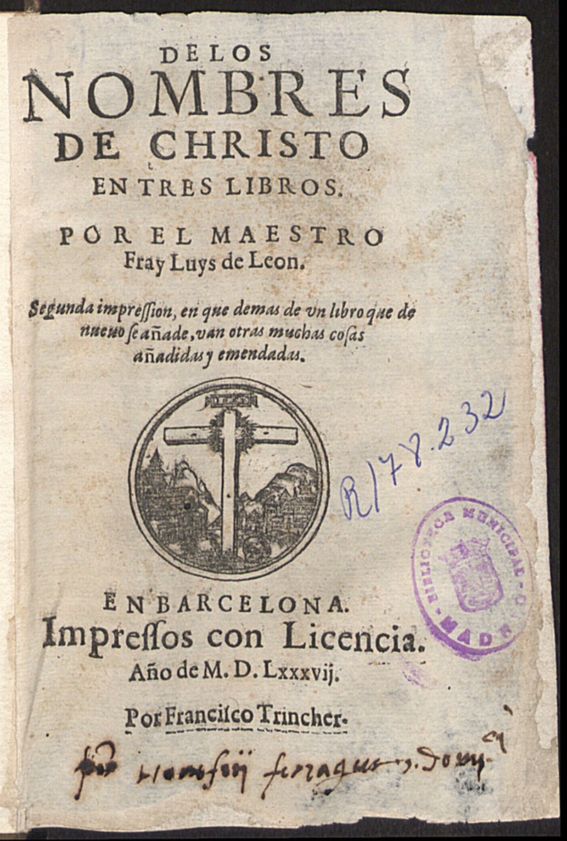 De los nombres de Christo