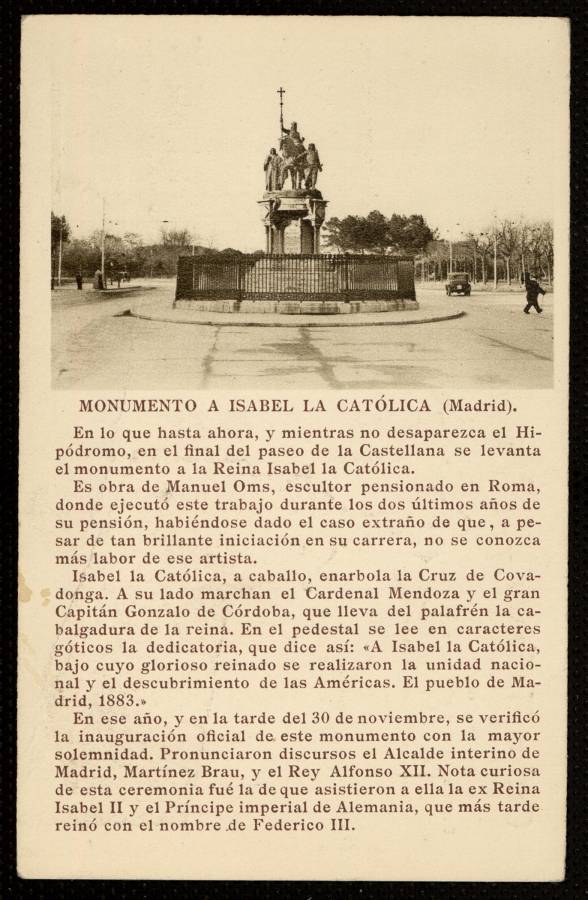 Monumento a Isabel la Catlica