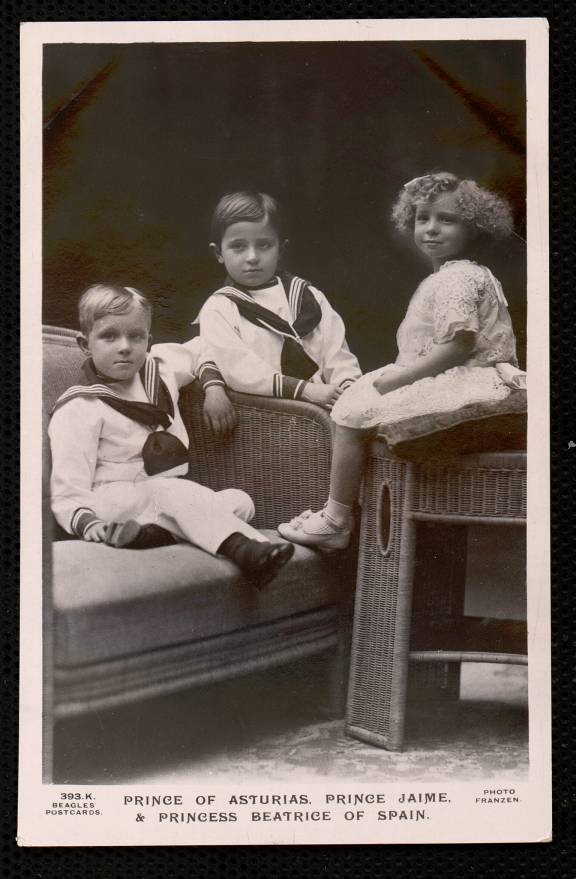 Prince of Asturias, prince Jaime and princess Beatrice of Spain