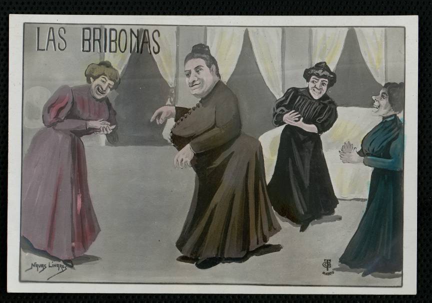 Caricatura de Las bribonas