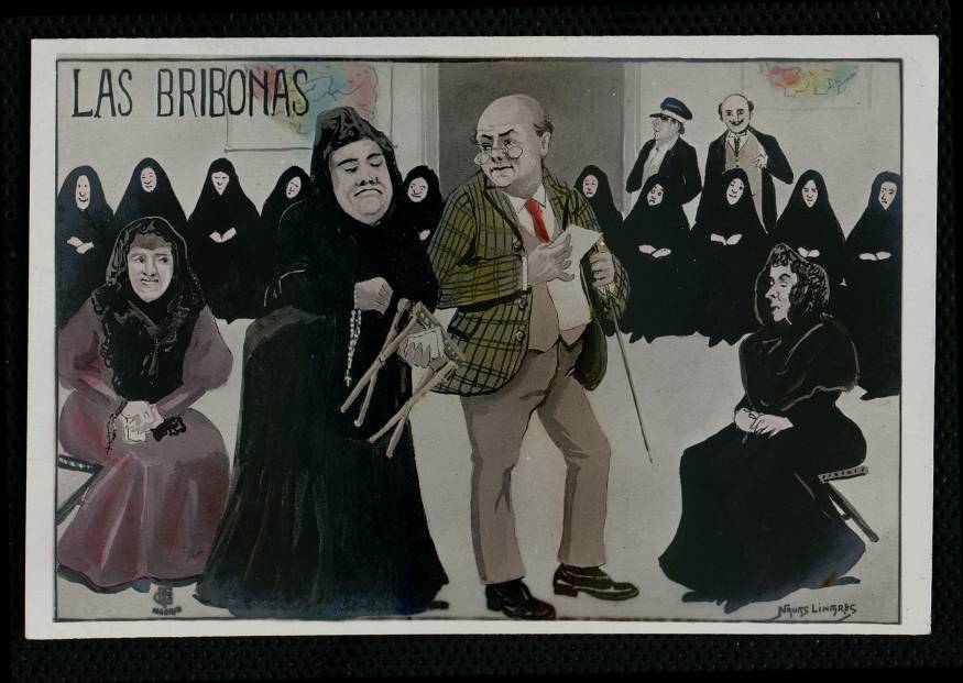Caricatura de Las bribonas
