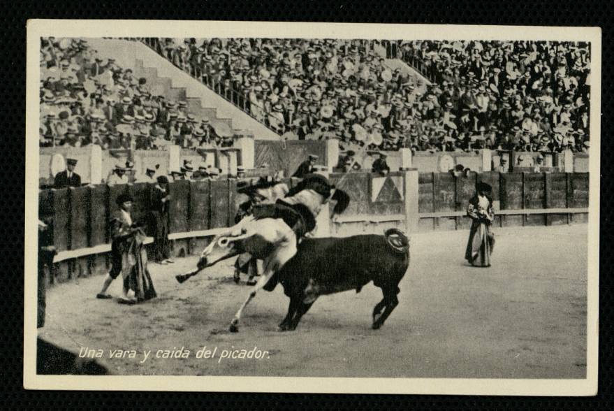 Una vara y cada del picador