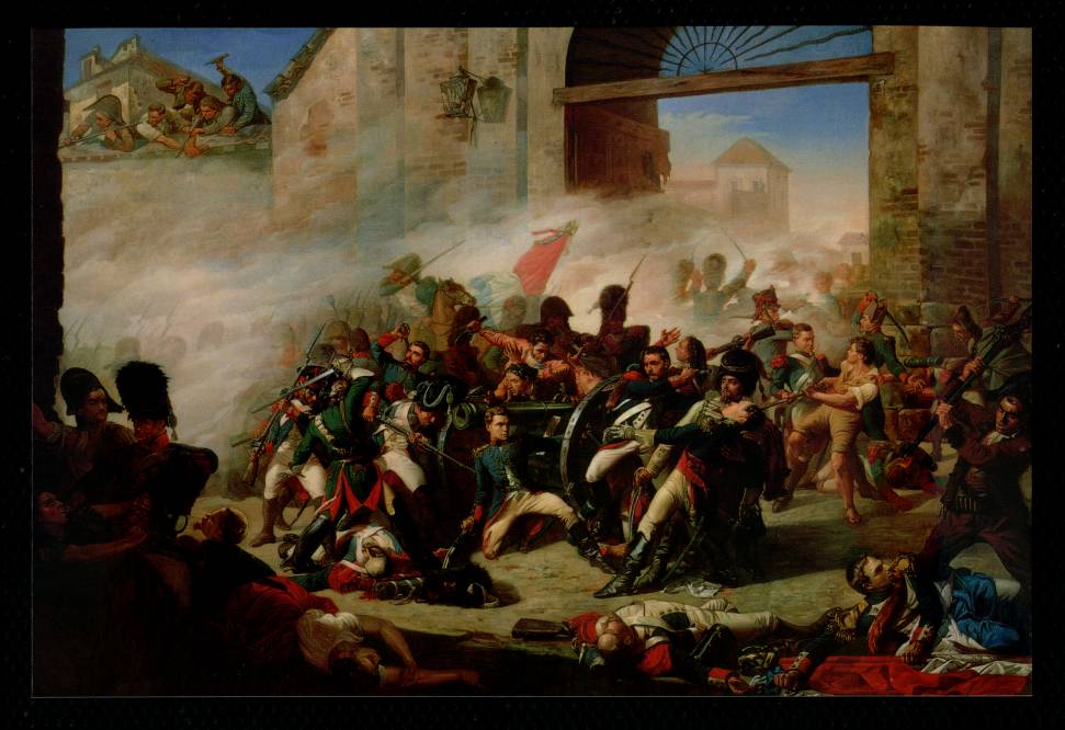 Muerte de Daoiz y defensa del Parque de Montelen, de Manuel Castellano