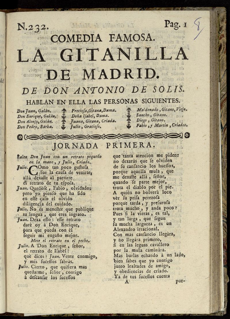 La gitanilla de Madrid