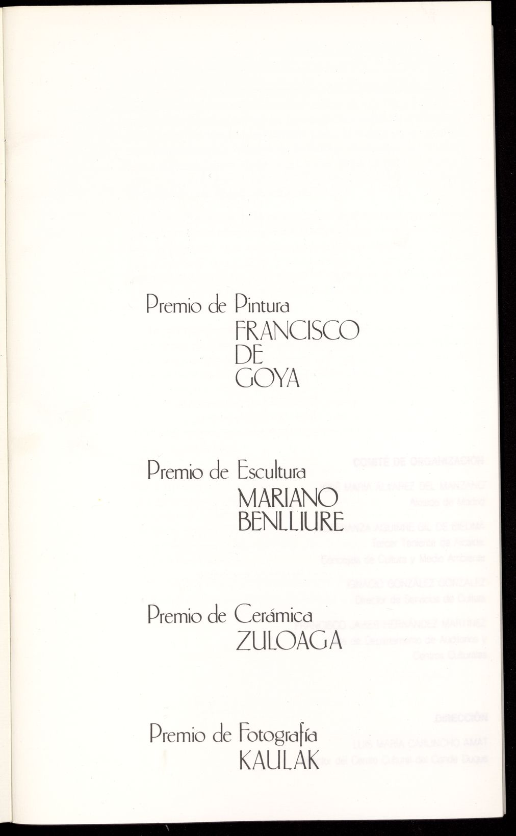 Premios Villa de Madrid 1992 : pintura, escultura, cermica, fotografa : [exposicin de obra seleccionada]