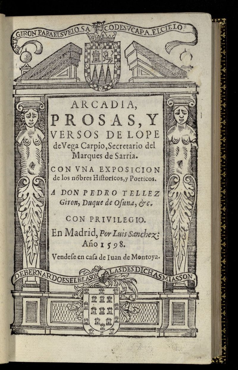 Arcadia : prosas, y versos