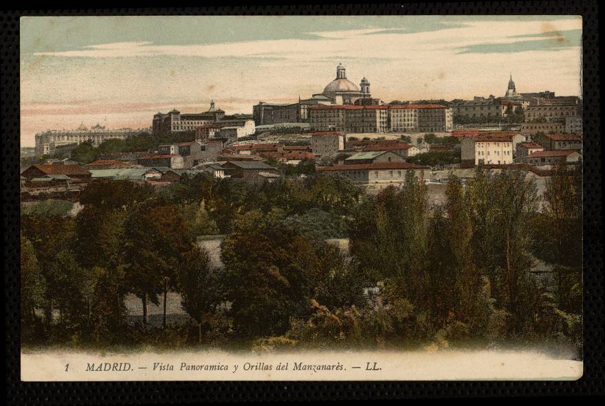 Vista panormica y orillas del Manzanares