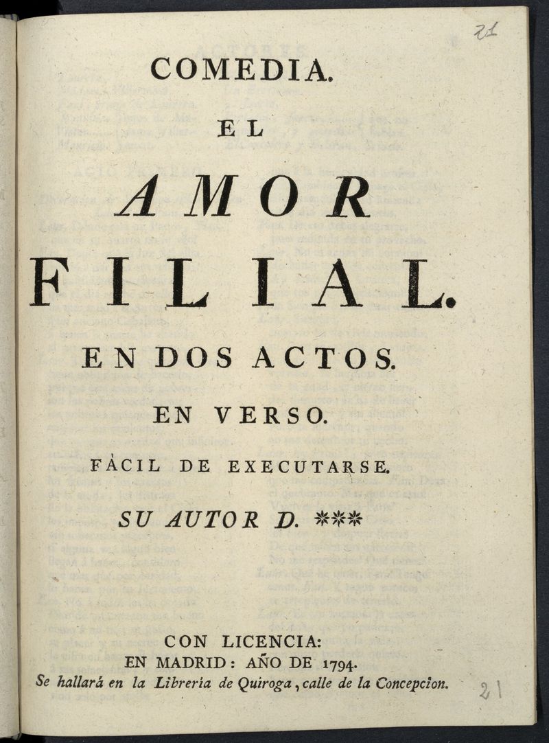El Amor Filial