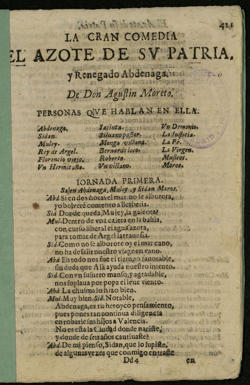 El azote de su patria